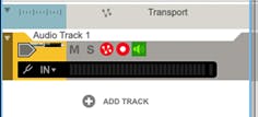 Open an Audio track in Reason